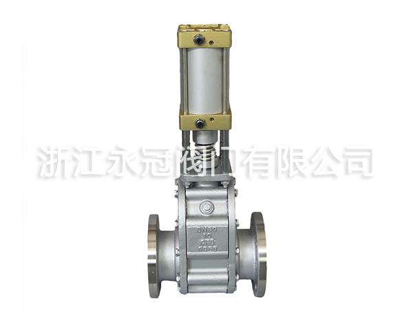 不鏽鋼氣動出(chū)料閥Z644TC