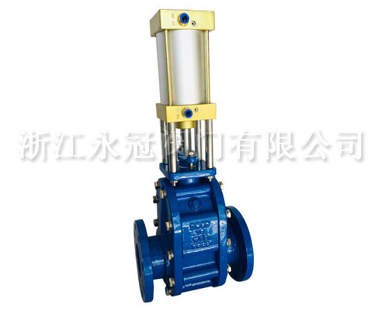 氣動陶瓷雙閘闆(pan)閥 氣動陶瓷雙閘(zha)闆閥