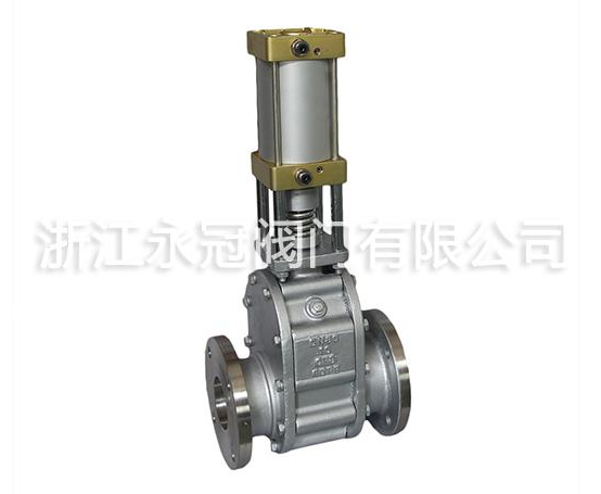 氣(qi)動陶瓷雙閘闆閥(fá)